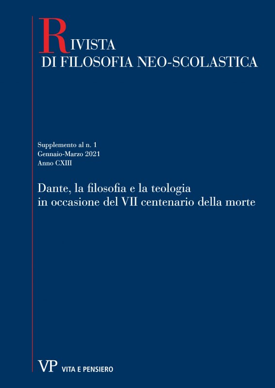Gli studi sul pensiero di Dante
nella «Rivista di Filosofia Neo-Scolastica»