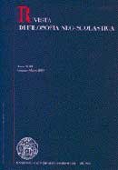 RIVISTA DI FILOSOFIA NEO-SCOLASTICA - 2007 - 3
