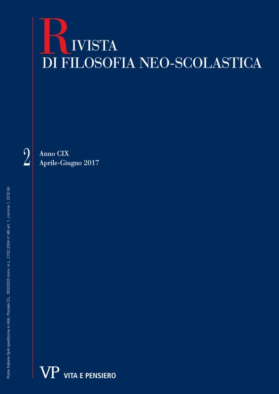 RIVISTA DI FILOSOFIA NEO-SCOLASTICA - 2017 - 2